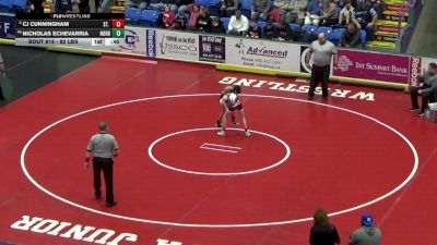 82 lbs Consi Of 16 #1 - Cj Cunningham, St. Marys vs Nicholas Echevarria, Norristown