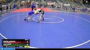 128 lbs Semis (4 Team) - Zach Sahr, Glide vs Mason Johnson, South Umpqua