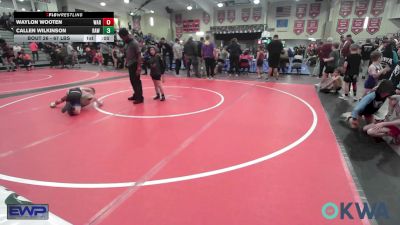 67 lbs Quarterfinal - Conner Woods, Salina Wrestling Club vs Cain Howeth, Barnsdall Youth Wrestling