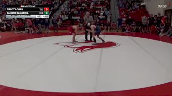 138 lbs Round 2 (3 Team) - Zander Samargia, Bob Jones vs Brody Logan, Thompson HS