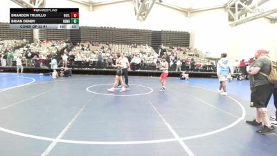 122-H lbs Consi Of 32 #1 - Brandon Trujillo, Butler vs Brian Denby, Northern Delaware Wrestling Academy
