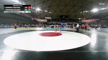 Girls 4A 135 lbs Cons. Round 3 - Harmony Guilfoile, Cascade (Everett) (Girls) vs Stephanie Salgado, Wenatchee (Girls)
