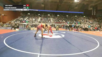 2A-285 lbs Semifinal - Ben Niedo, Wyoming Indian vs Roland Burton, Wyoming Indian