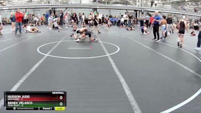 76 lbs Semis (4 Team) - Hudson Judd, Iron Horse vs Benex Velasco, Team Shutt