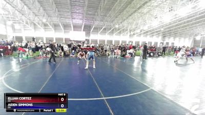 138 lbs Semifinal - Elijah Cortez, CA vs Aiden Simmons, CA