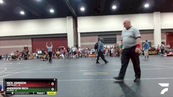 50 lbs Finals (2 Team) - Anderson Rich, Belding vs Nick Johnson, ARES Black