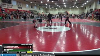 60 lbs Cons. Semi - Joe Kappes, Tech Team vs Cole Gunderson, Victory School Of Wrestling