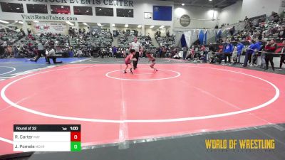 49 lbs Round Of 32 - Roman Carter, Mat Demon Wrestling Club vs Judah Pomele, Crusader Wrestling