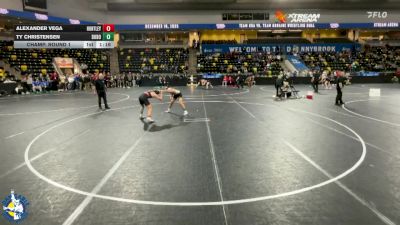 157 lbs Champ. Round 1 - Alexander Vega, Huntley vs Ty Christensen, Don Bosco
