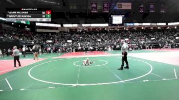 45 lbs Semifinal - Brentlee Runyon, RIKA vs Adam Williams, BEA2