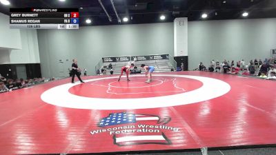 126 lbs Grey Burnett, Ohio Scarlet vs Shamus Regan, Pennsylvania Red