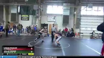 100 lbs Round 1 (8 Team) - Nolan Savage, PA Alliance Blue vs Logan Peagler, All American