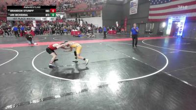 100 lbs 1st Place Match - Ari McKenna, Maverick Training Center vs Brandon Stumpf, Neenah Wrestling Club
