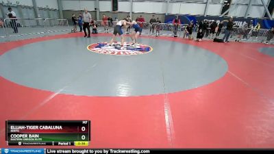 126 lbs Quarterfinal - Elijah-tiger Cabaluna, INWTC vs Cooper Bain, Eastern Oregon Elite