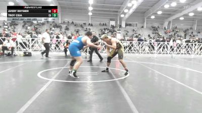 285 lbs Consi Of 8 #2 - Avery Rhymer, NC vs Troy Ceja, CA