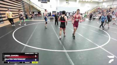 175 lbs Quarterfinal - Angel Zamora, IL vs Braxten Westendorf, IA