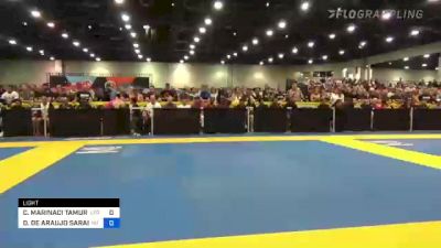 DIEGO DE ARAUJO SARAIVA vs CAIO MARINACI TAMURA 2022 World Master IBJJF Jiu-Jitsu Championship