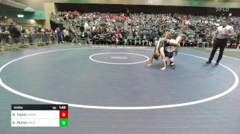 144 lbs Round Of 64 - Brock Taylor, Herriman vs Kendal Porter, Green River