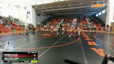 108-117 lbs Round 2 - Dominic Glass, Cody Wrestling Club vs Braxton ...