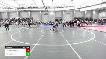 160 lbs Consi Of 8 #2 - Charles Weidman, Xavier vs Jake Long, Hall