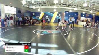 144 lbs Round 5 (8 Team) - Dylan Warren, Eagles WC vs Roberto DeJesus, Braves WC