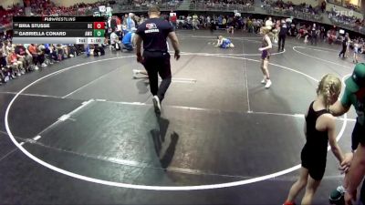 73 lbs Champ. Round 2 - Gabriella Conard, Aurora Wrestling Club vs Bria Stusse, Battle Creek