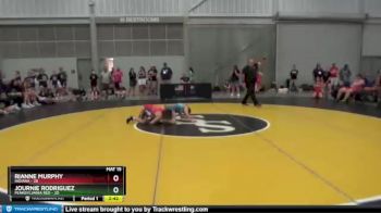 117 lbs Quarterfinals (8 Team) - Rianne Murphy, Indiana vs Journie Rodriguez, Pennsylvania Red