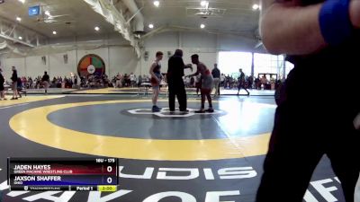 175 lbs Round 4 - Jaden Hayes, Green Machine Wrestling Club vs Jaxson Shaffer, Ohio