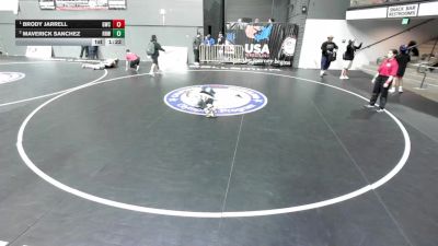 100 lbs 1st Place Match - Brody Jarrell, Granite Wrestling Club vs Maverick Sanchez, Rough House Wrestling