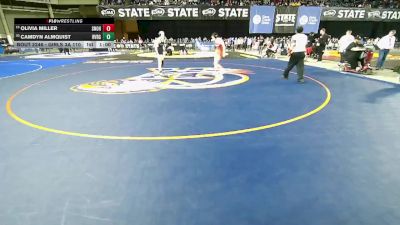 Girls 3A 110 lbs Cons. Round 1 - Camdyn Almquist, River Ridge (Girls) vs Olivia Miller, Snohomish (Girls)