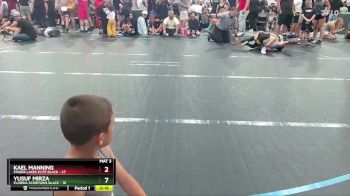 72 lbs Round 2 (10 Team) - Yusuf Mirza, Florida Scorpions Black vs Kael Manning, Finger Lakes Elite Black