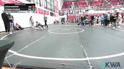 92 lbs Rr Rnd 1 - Gatlin Simpson, Blanchard Wrestling Club vs Corban Coleman, D3 Wrestling Cluib