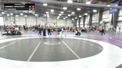 160 lbs Round Of 64 - Campbell Tufts-Piercy, NC vs Ty Laslovich, MT