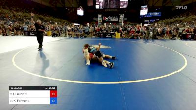 170 lbs Rnd Of 32 - Irelynn Laurin, TN vs Kiernan Farmer, IL