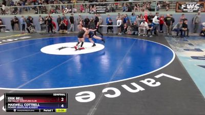 93 lbs Semifinal - Erik Bell, Mid Valley Wrestling Club vs Maxwell Cottrell, Pioneer Grappling Academy