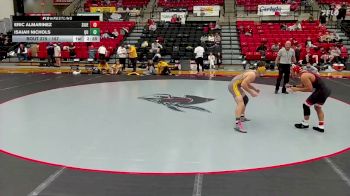 157 lbs Cons. Semi - Eric Almarinez, SIU Edwardsville vs Isaiah Nichols, Quincy