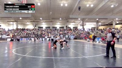 A 144 lbs Champ. Round 1 - Vayden Moore, Cascade High School vs Walker Hobbs, Cheatham Co. Central High School