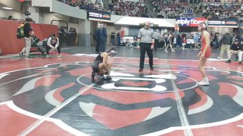 G - 105 lbs Champ. Round 1 - Mara Bartow, Missoula Sentinel (Girls) vs Riley Pattison, Glasgow (Girls)