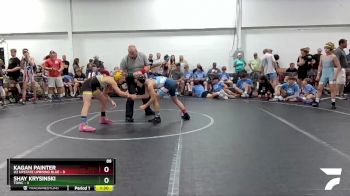 88 lbs Round 2 (8 Team) - Shay Krysinski, TDWC vs Kagan Painter, U2 Upstate Uprising Blue