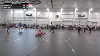 115 lbs Round 5 (8 Team) - Shay Fitz, SHWA vs Sawyer Lee, CrossRoads Wrestling