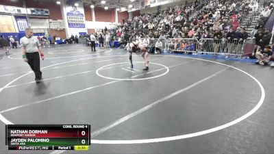 138 lbs Cons. Round 4 - Nathan Dorman, Newport Harbor vs Jayden Palomino, Santa Ana