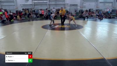 80-B lbs Round 3 - Briggs Ryan, MI vs Jedidiah Vance, WV