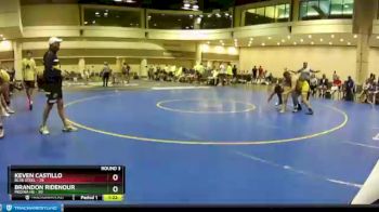 220 lbs Round 3 (10 Team) - Brandon Ridenour, Medina HS vs Keven Castillo, Blue Steel