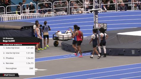 High School Boys' 4x200m Relay, Finals 11