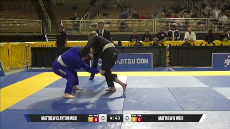 Matthew B Weir vs Matthew Clayton Mick 2025 Pan Jiu Jitsu IBJJF Championship