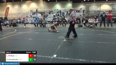 70 lbs Round 2 (6 Team) - Levi Phillips, ARES White vs Hudson Kowalewski, NBWC