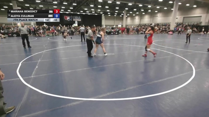 Matpac 135 lbs 7th Place Match - Aleiya Cullinan, MATPAC Wrestling Club vs ...