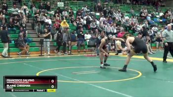 175 lbs Champ. Round 2 - Blaine Chrisman, MEDINA vs Francesco Salvino, Washington (Massillon)