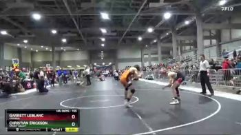 155 lbs Cons. Semi - Christian Erickson, Smoky Valley vs Garrett LeBlanc, Emporia