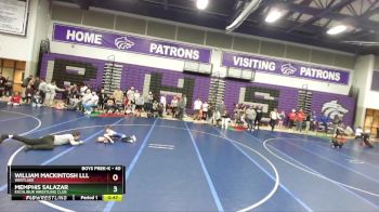 40 lbs Champ. Round 1 - William Mackintosh Lll, Westlake vs Memphis Salazar, Excalibur Wrestling Club